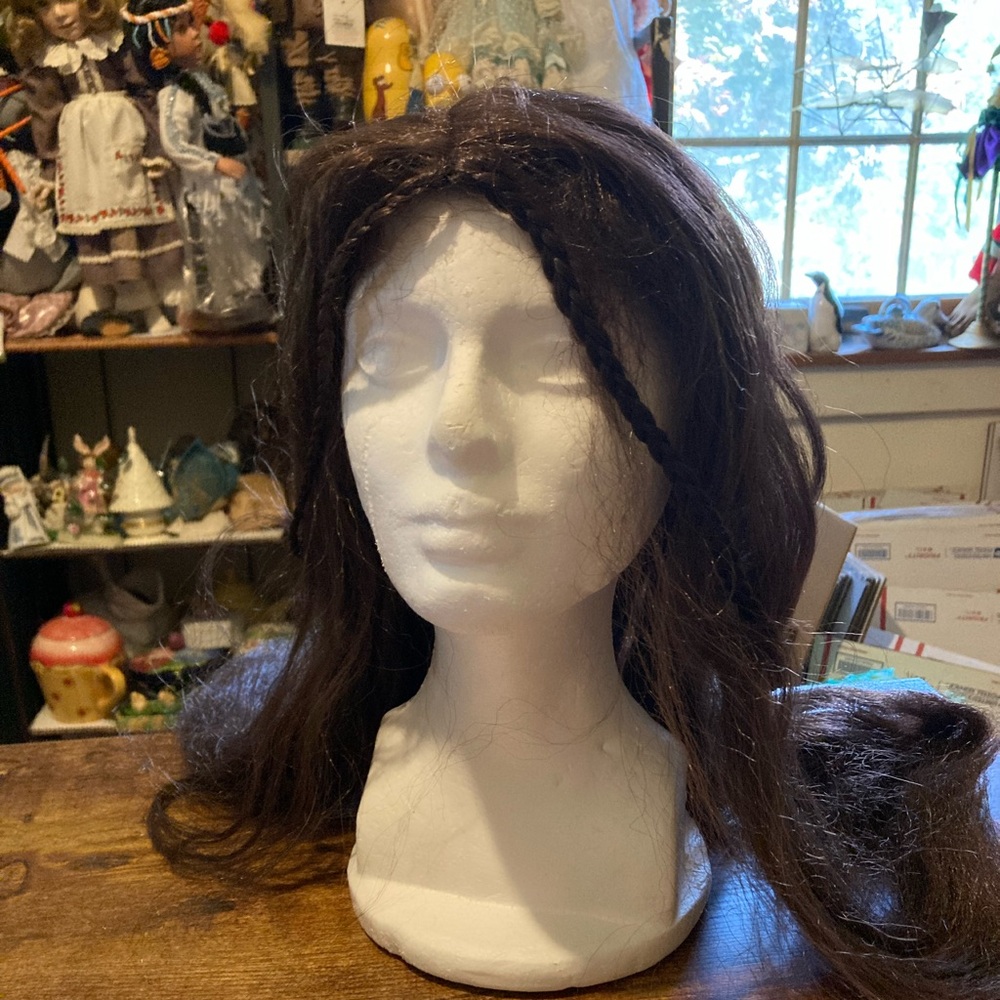 Forum Novelties long brown adult wig